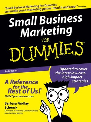 cover image of Small Business Marketing For Dummies